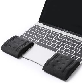 Wrist Rests for Laptop and Keyboard Ergonomic Memory Foam Laptop Wrist Support for Wrist Pain & Carpal Tunnel Relief(2 Pack)