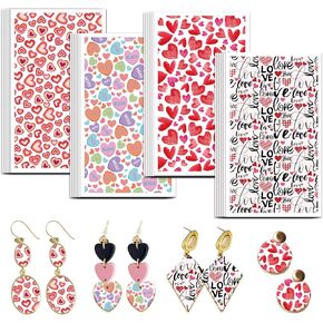 OLYCRAFT Datura Flower Transfer Paper 4 Design 24 Pcs Transfer Paper for Polymer Vintage Pattern Polymer Clay Transfer Sheets Floral Small Transfer Paper for Clay Earrings Jewelry Making in Kuwait