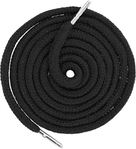 Mandala Crafts Black Drawstring Replacement Draw Cord for Sweatpants Waist - 6 55 Inch Cotton Flat Drawstring Cord Hoodie String Replacement & Drawstrings Threader in Saudi Arabia