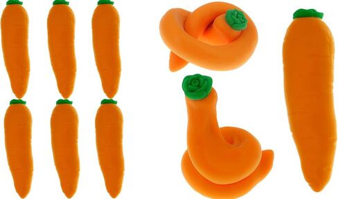 Squeesh Yum Stretchy Carrot Toys (1 Carrot Toy) by JA-RU. Stretchy & Squishy Sensory Fidget Toys for Kids & Adults. Stress Relief Autism Squish Toy. Party Favor Pack Easter Basket Gift. 3342-1p in Saudi Arabia