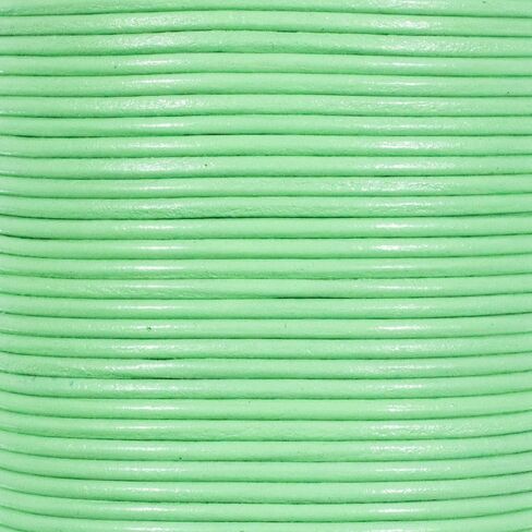 3 mm Natural Round Leather Cord - 25 Yards - Perfect for Crafts, DIY, Jewelry, and More! in Saudi Arabia