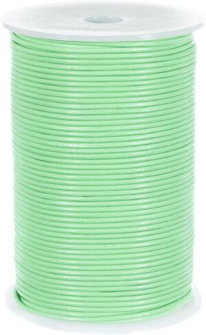 3 mm Natural Round Leather Cord - 25 Yards - Perfect for Crafts, DIY, Jewelry, and More! in Saudi Arabia
