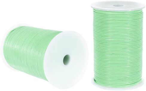 3 mm Natural Round Leather Cord - 25 Yards - Perfect for Crafts, DIY, Jewelry, and More! in Saudi Arabia