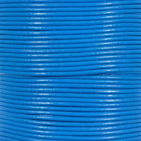 3 mm Natural Round Leather Cord - 25 Yards - Perfect for Crafts, DIY, Jewelry, and More! in Saudi Arabia