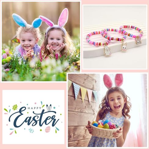 Easter Gifts for Girls Bunny Bracelets Basket Stuffers for Girls Kids Toddlers Teens in Saudi Arabia