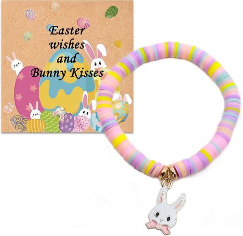 Easter Gifts for Girls Bunny Bracelets Basket Stuffers for Girls Kids Toddlers Teens in Saudi Arabia