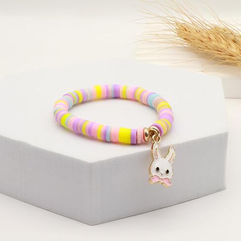 Easter Gifts for Girls Bunny Bracelets Basket Stuffers for Girls Kids Toddlers Teens in Saudi Arabia