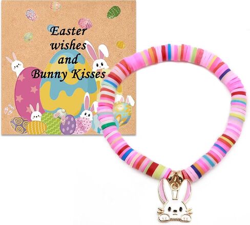 Easter Gifts for Girls Bunny Bracelets Basket Stuffers for Girls Kids Toddlers Teens in Saudi Arabia