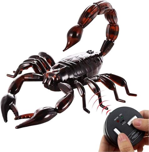 Tipmant Realistic RC Scorpion Remote Control Animal Vehicle Car Electric Scary Toy Halloween Kids Birthday Gift in Saudi Arabia