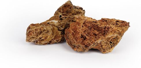 LANDEN Maple Leaves Stone Natural Rocks (18lbs, 3~9 inches,9pcs) for Aquarium, Paludarium, Terrariums, Decorative of Forest Creeks, lakesides, and Streams in Saudi Arabia