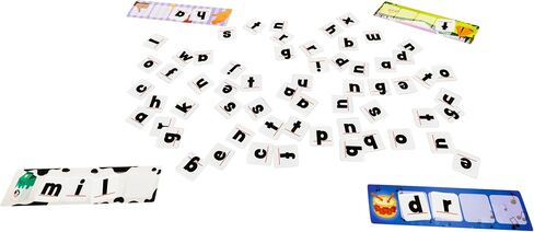 ORCHARD TOYS Match & Spell Game - New Art, Develop Your Children's Early Reading and Spelling Skills in This Updated, Fun Word-Building Game, 2 Ways to Play, for Ages 4+, Single or Multiplayer Game in Saudi Arabia
