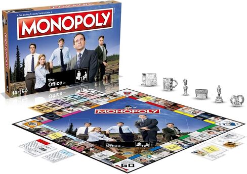 Winning Moves The Office Monopoly Board Game, 2-6 Players, Ages 14+ in Kuwait