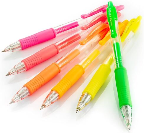 Pilot G2 07 Retractable Gel Ink Rollerball Pens - 0.7mm Fine Nib (Pack of 4) in Saudi Arabia