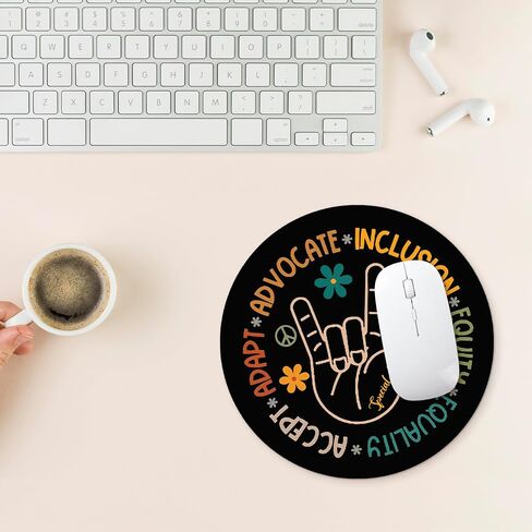 Special Education Teacher Mouse Pad, Teacher for Women Office Desk Accessories, Gifts for Special Education Teacher, Gifts for Teachers, 8.7x8.7 Inch in Saudi Arabia