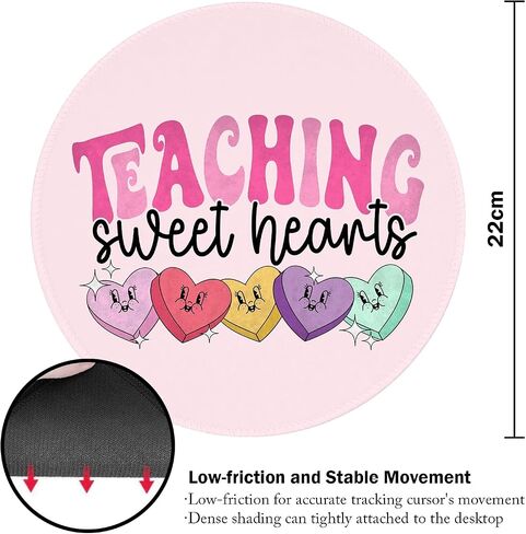 Special Education Teacher Mouse Pad, Teacher for Women Office Desk Accessories, Gifts for Special Education Teacher, Gifts for Teachers, 8.7x8.7 Inch in Saudi Arabia