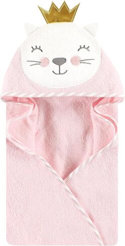 Hudson Baby Unisex Baby Cotton Animal Face Hooded Towel, Sheep, One Size in Kuwait