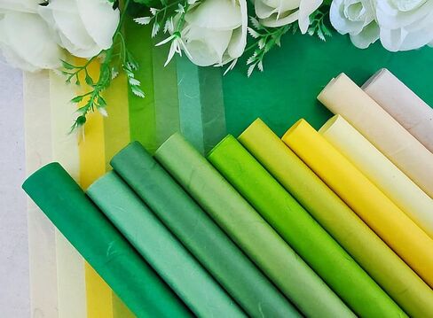 HukDok Mulberry Paper Natural Fiber Sheets Unryu Kozo Tissue Washi Crafts Art Origami Suppliers DIY Card Making Scrapbook, Decorative Craft Paper (Purple Tone) in Kuwait