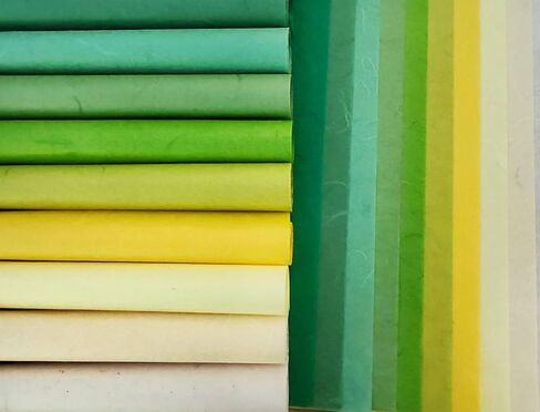 HukDok Mulberry Paper Natural Fiber Sheets Unryu Kozo Tissue Washi Crafts Art Origami Suppliers DIY Card Making Scrapbook, Decorative Craft Paper (Purple Tone) in Kuwait