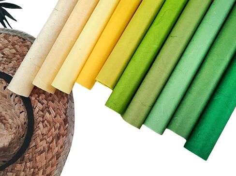 HukDok Mulberry Paper Natural Fiber Sheets Unryu Kozo Tissue Washi Crafts Art Origami Suppliers DIY Card Making Scrapbook, Decorative Craft Paper (Purple Tone) in Kuwait