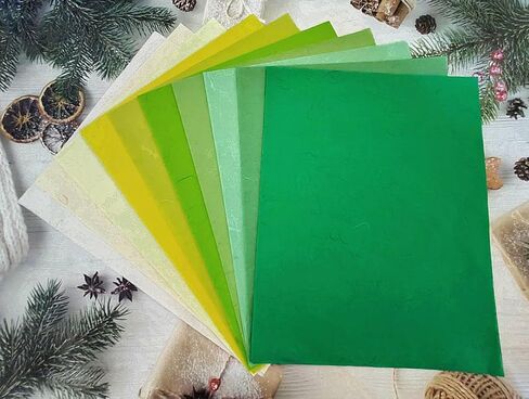 HukDok Mulberry Paper Natural Fiber Sheets Unryu Kozo Tissue Washi Crafts Art Origami Suppliers DIY Card Making Scrapbook, Decorative Craft Paper (Purple Tone) in Kuwait