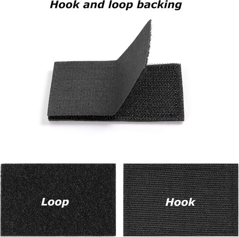 2 Pcs Tactical Patches with Hook and Loop Embroidered Patch for Backpacks Caps Hats Jackets Pants, Rectangular Military Army Uniform Emblems, Size 3x2 Inches (Grey & Red) in Kuwait