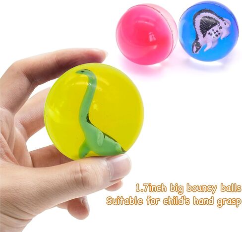 Bouncy Balls, 1.7inch High Bounce Balls for Kids, Party Favors and Goodie Bag Fillers for Kids, Super Bouncy Balls for Birthday Party in Saudi Arabia
