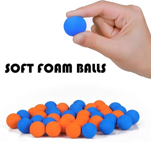 كرات الرغوة DX DA XIN 40 قطعة للهواء بندقية POPPER PUNS PUNS BULLETS TOYS FOAM FOAM PLASTERS استبدال كرة الرصاصة الرغوية كرات إضافية in Kuwait