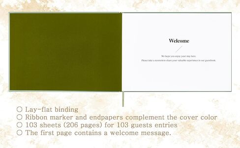 Guest Book for Vacation Home, Guest Book for Airbnb, Airbnb Essentials, Vacation Rental Essentials-206 Pages, Hardcover (Mint) in Saudi Arabia