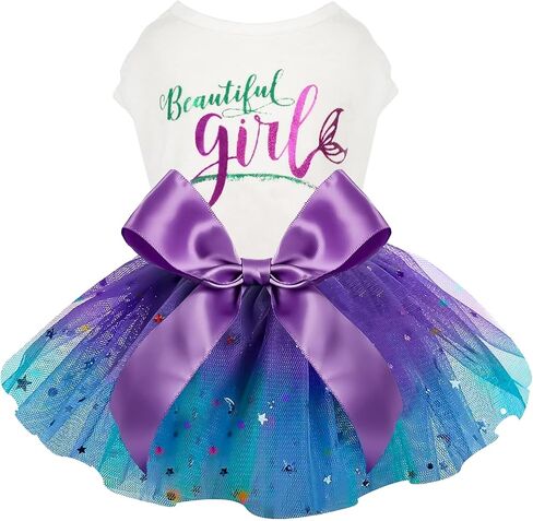 Dog Dress for Small Dogs, Puppy Costume Clothes Girls Pet Clothing Outfit Summer Spring Dresses Chihuahua Yorkie Cat Apparel in Saudi Arabia