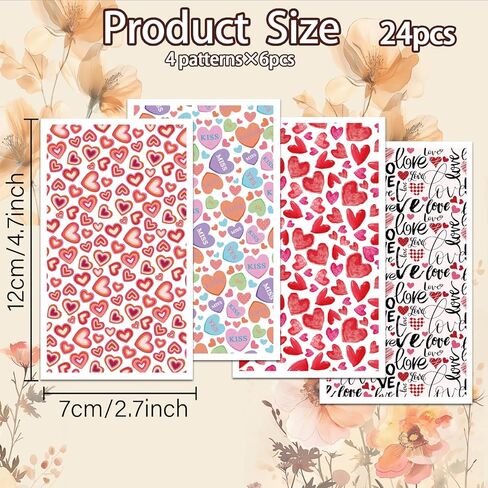 OLYCRAFT Datura Flower Transfer Paper 4 Design 24 Pcs Transfer Paper for Polymer Vintage Pattern Polymer Clay Transfer Sheets Floral Small Transfer Paper for Clay Earrings Jewelry Making in Kuwait