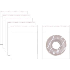 أكياس السيلوفان الختم الذاتية 5 × 5 "كيس السيلوفان بولي 500pcs واضحة أكياس ختم ذاتي للتشيلو قابلة لإعادة الإحالة 2mil لمخبز الهدايا Cookie Candy Phots Photos Photos Party 4 أحجام للاختيار من بينها