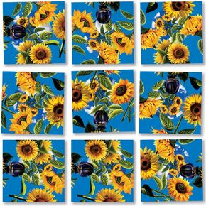 Scramble Squares- Sunflowers- 9 Piece Challenging Puzzle- Ultimate Brain Teaser and Mind Game for Children & Adults- Boosts Cognition and Problem Solving Skills