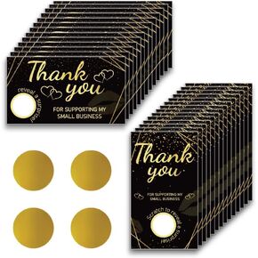PLIGREAT 120 Pieces Gold Ticket Scratch Off Cards Stickers, Blank Gift Certificates Scratch Cards Scratch Off Tickets DIY Coupon Cards for Small Business, Holiday, Bridal Shower Activity, Party Supply