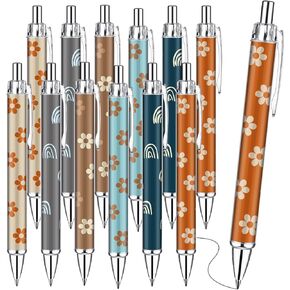 24 Pcs Tteachers Pens Bulk Teacher Appreciation Gifts Cute Ballpoint Pens Best Teaching Thank You Gifts for Woman Nurse Coworker Staff Office School Writing Stationary Supply (Back to School)