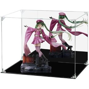 11.8x7.9x7.9inch Display Case, Fairly Sturdy for Collectibles Assemble Clear Acrylic Box Alternative Glass Case for Display Action Figures Home Storage Organizing Toys (5.9x5.9x9.8inch)