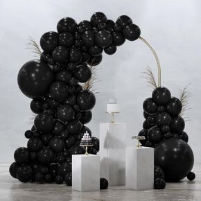 PartyWoo Chrome Gold Balloons 92 pcs Different Sizes Pack of 18 12 10 5 Inch Metallic Gold Balloon Arch Kit Garland for Birthday Graduation Baby Shower Wedding Party Decorations Gold-G127