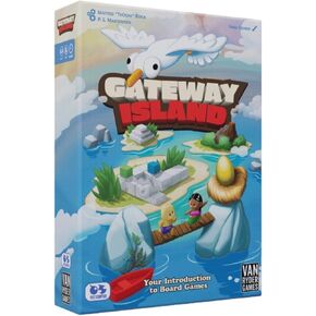 Van Ryder Games - Gateway Island Board Game - 21 Different Games, Player Counts Vary by Game, 15-45 Min Gameplay for Family and Kids Ages 6+ (English)