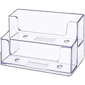 1 حزمة واضحة حامل بطاقة عمل 2 TIES CATIL CARD CARD STAND CARTERSERNED SENDREATION ORPANTION ORPART