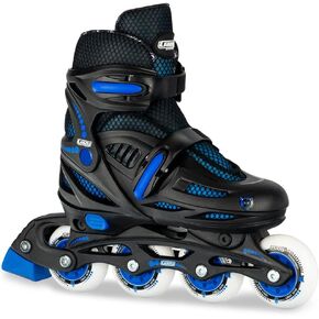 Crazy Skates Adjustable Inline Skates Adjusts to fit Across Four Show Sizes