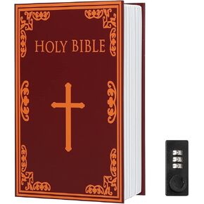 Diversion Book Safe Storage Box,Safe Box with Premium Combination Lock, Portable Book-Safe,Perfect for Home, Travel,Dorm Store Money, Jewelry, Phone and Passport (Egpty)