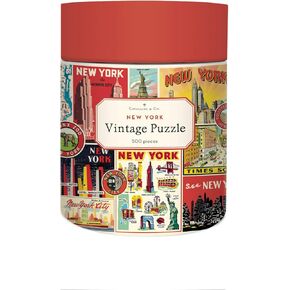 Cavallini Papers & Co. New York City Collage 500 Piece Puzzle, Multi