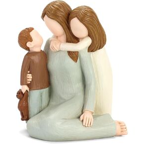 New Mom Gifts, Mother New Baby Figurines, Sculpted Hand-Painted Mom and Baby Child Figures Statues, Gifts for Mom Birthday Mother’s Day Christmas
