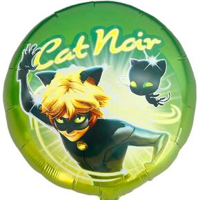2 Pack Miraculous Ladybug 20" Large Birthday Helium Foil Balloons | Colorful Design for Miraculous Ladybug Party Supplies and Decorations by Vision E.D.