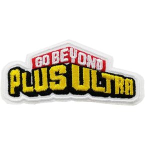 Cute-Patch Go Beyond Plus Ultra Embroidered Iron on Sew on Patches Meme Hat Deco Badge
