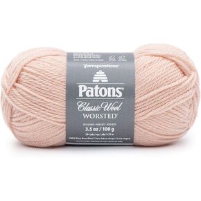 Patons Classic Wool Yarn, Peach Blush