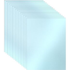 28 Sheets Shimmer Silver Cardstock 8.5 x 11 Invitation Paper, 92lb Premium Glossy Craft Paper Card Stock for Wedding, Scrapbooking, Business Cards, Making Cards, Menus