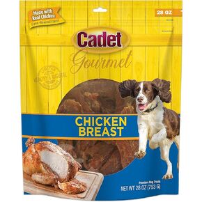 Cadet Chicken Breast Jerky Dog Treats, 28 Ounces Per Bag (2 Pack)