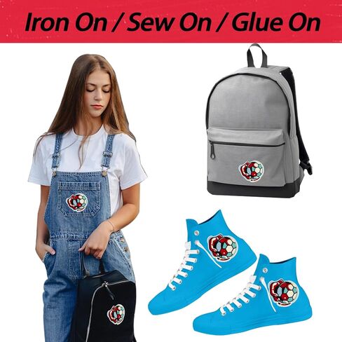 Hatted Duck Patch, Iron On/Sew On Patch Applique, Funny Meme Embroidery Patch for Clothing Jeans Jackets Backpacks Hats Shirts - DIY Cool Patch Badges in Kuwait