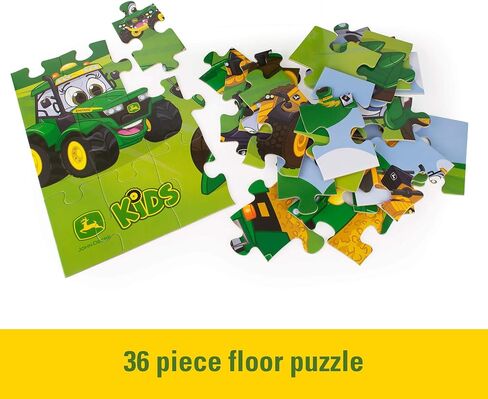 John Deere Farm Kids Floor Puzzle - Kids Puzzle with Large Durable Pieces - Farm Themed Toddler Learning Toys - Farm Toys and Kid Puzzles - 36 Piece - Kids Puzzles Ages 3 Years and Up in Kuwait