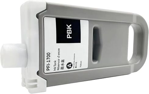 PFI-1700 PBK (Photo Black) 700ml أصباغ خرطوشة الحبر لـ Canon ImagePrograf Pro Series Pro2000 2100 Pro 4000s 4100 6000s 6100 6100S 4100S in Kuwait